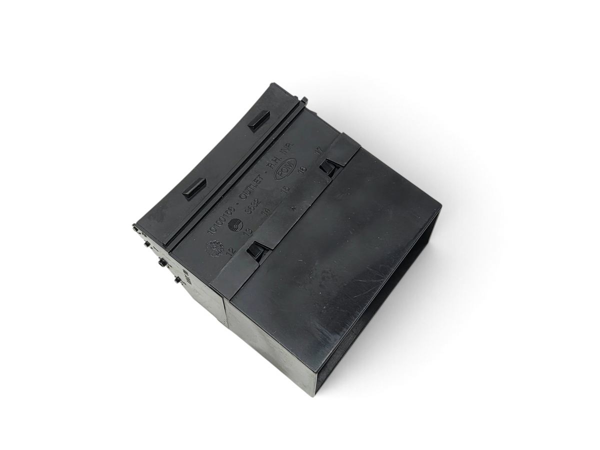 Send it Auto Parts OEM black plastic passenger inner air vent for 1990-1991 Corvette C4, part number 10100156