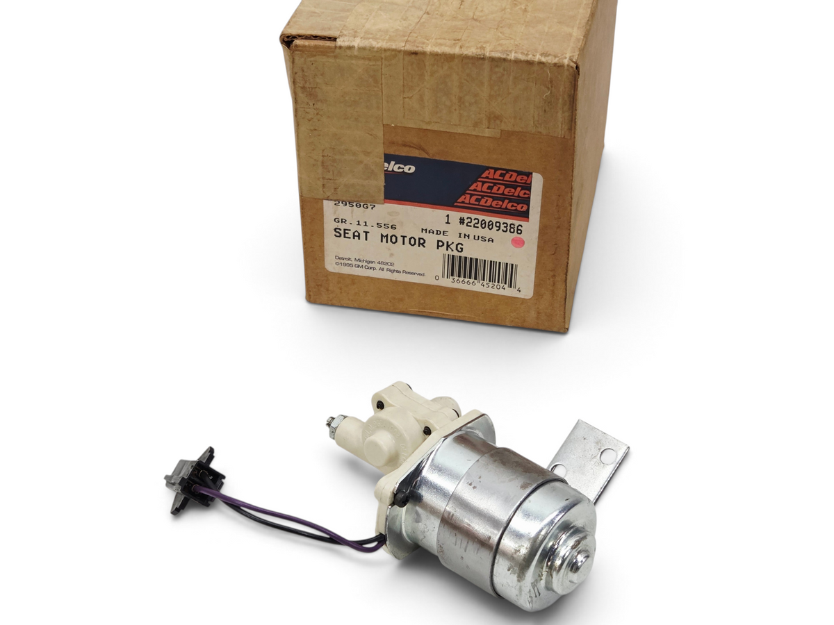 Send it Auto Parts OEM GM seat back reclining motor for 1984-1990 Chevrolet Corvette C4 with original box