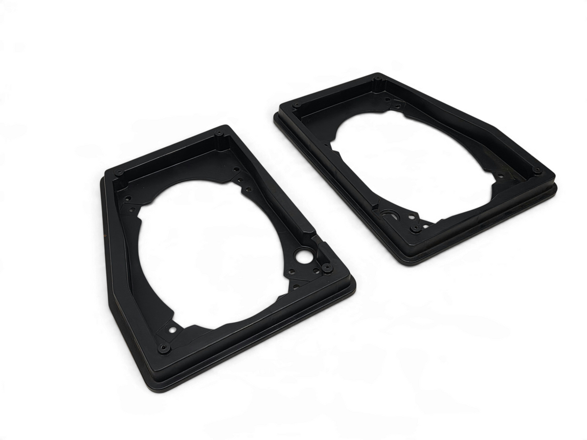 Send it Auto Parts OEM GM black plastic rear speaker mounting brackets for 1984-1989 Corvette C4