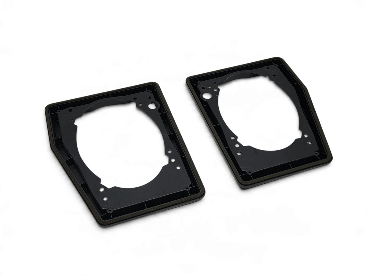 Send it Auto Parts OEM GM rear speaker mounting brackets for 1984-1989 Corvette C4 in black plastic