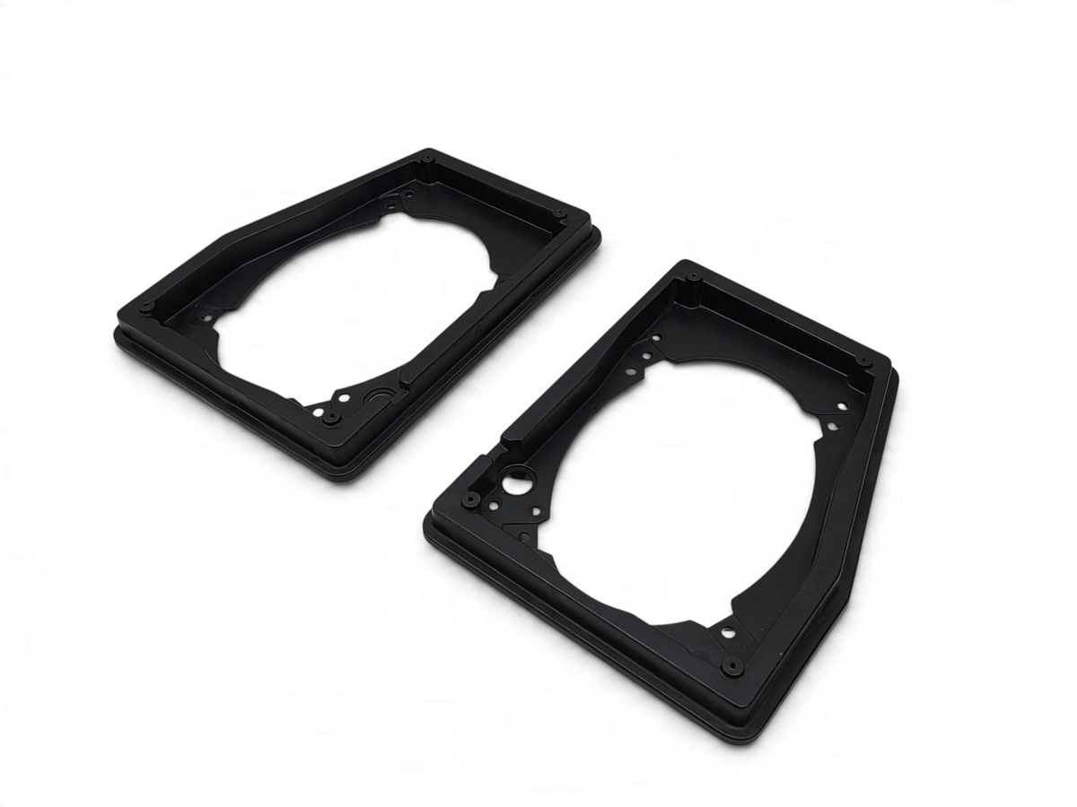 Send it Auto Parts OEM GM black plastic rear speaker mounting brackets for 1984-1989 Corvette C4