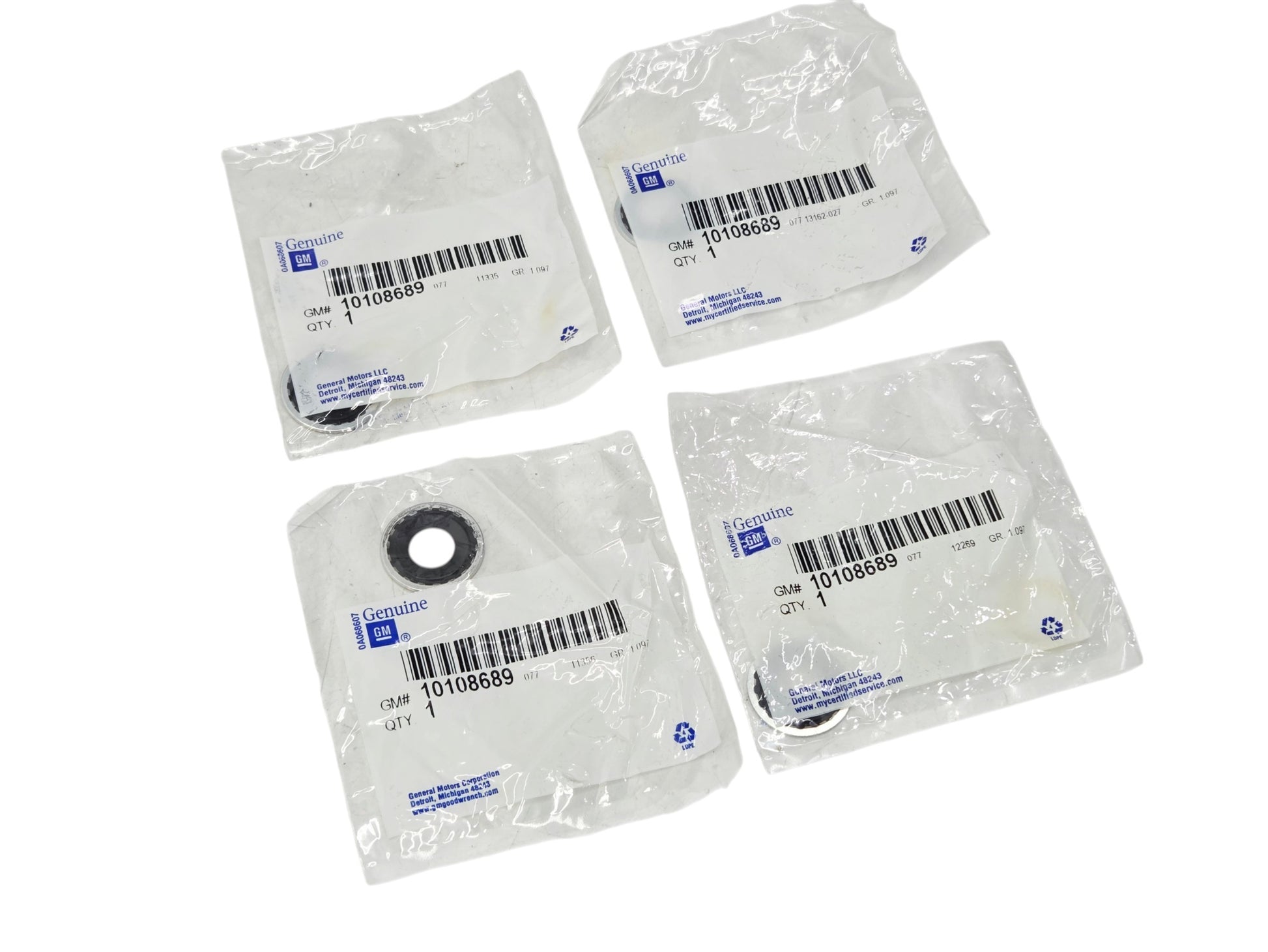 Send it Auto Parts OEM GM crossover pipe steam pipe seals for 1992-1996 Corvette C4, set of two in original packaging