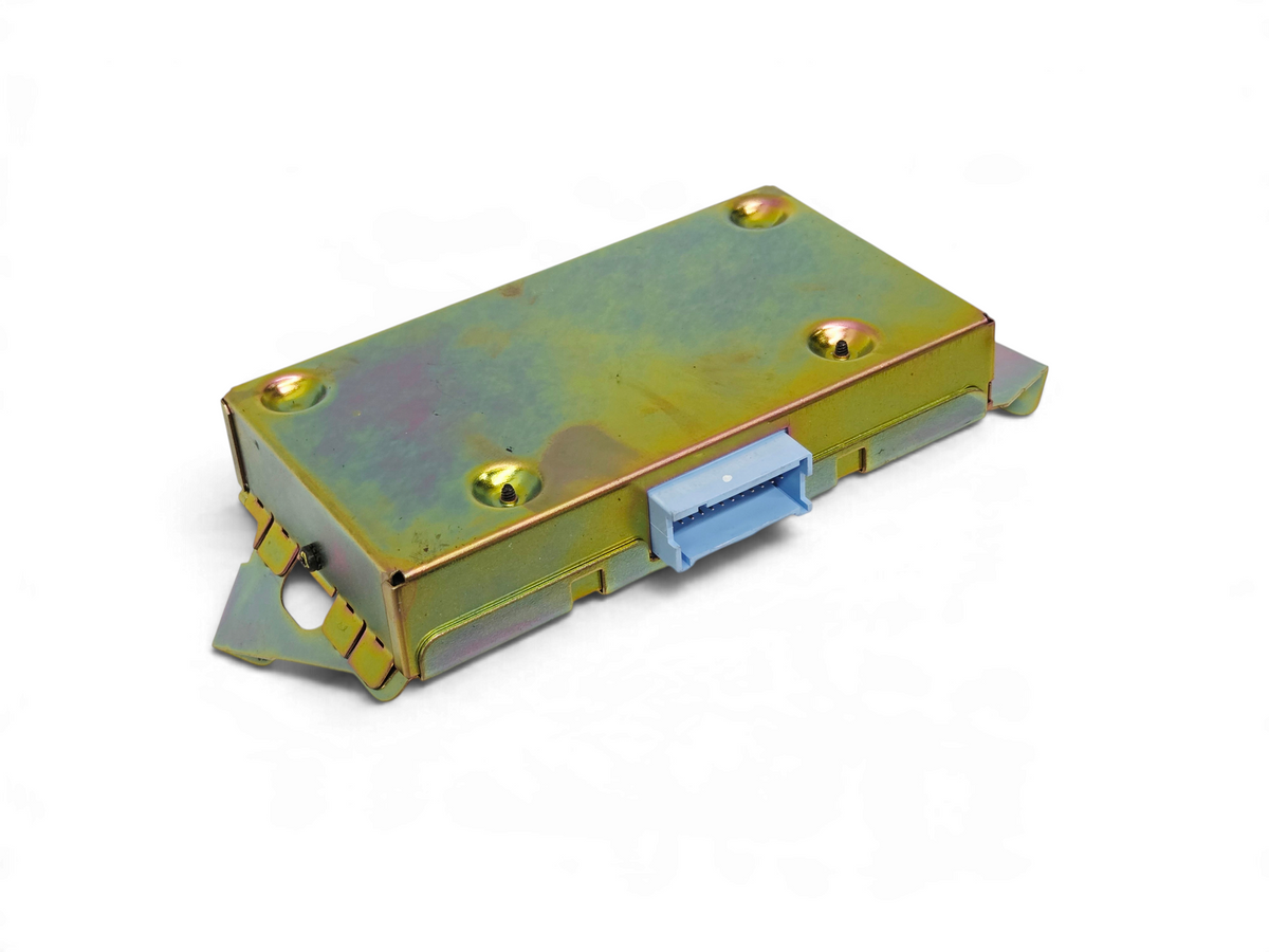 Send it Auto Parts OEM Bose amplifier for 1998-2004 Chevrolet Corvette C5, featuring a gold metal casing.