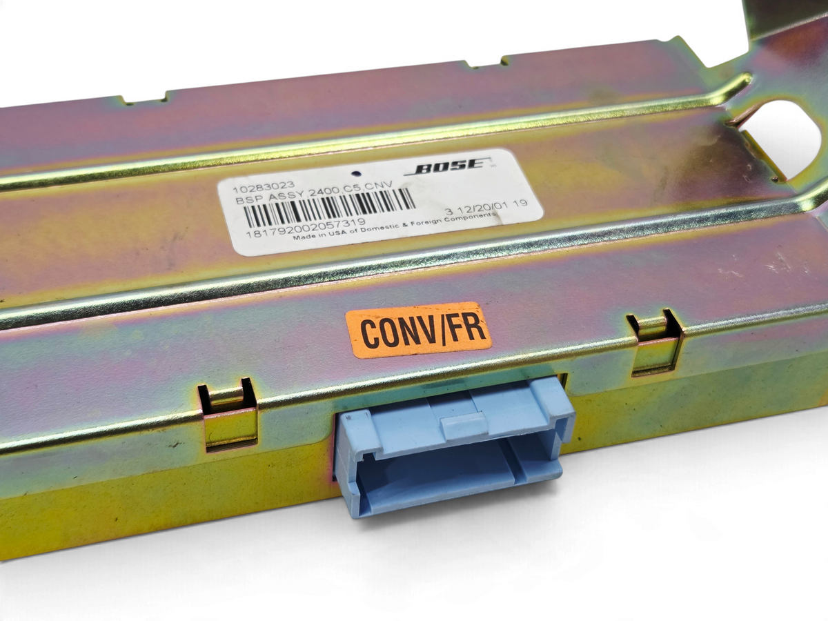 Send it Auto Parts OEM Bose amplifier for 1998-2004 Corvette C5 convertible and fixed roof coupe models