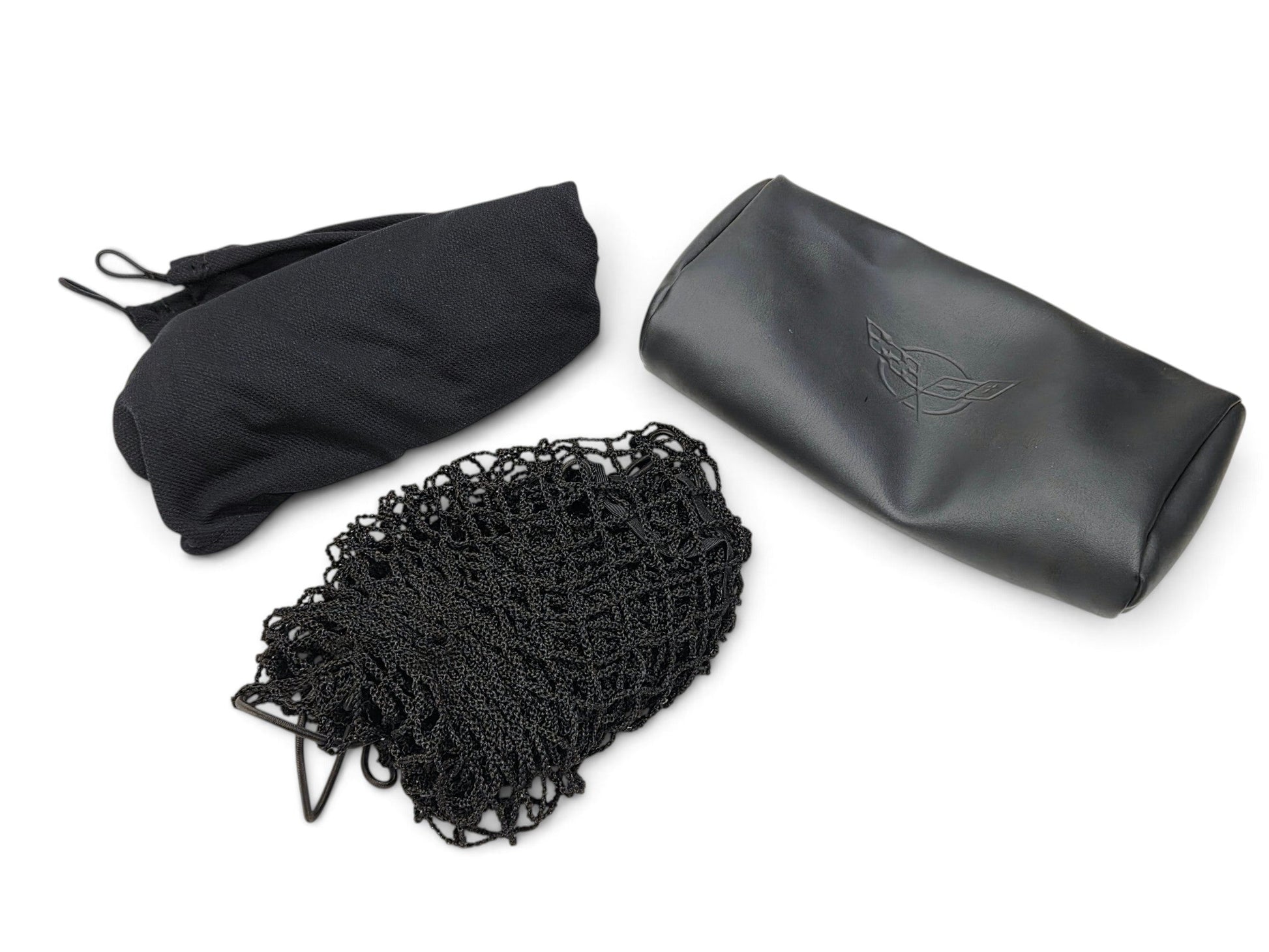 Send it Auto Parts OEM black cargo net, trunk shade, and carry bag for 1997-2004 Corvette C5