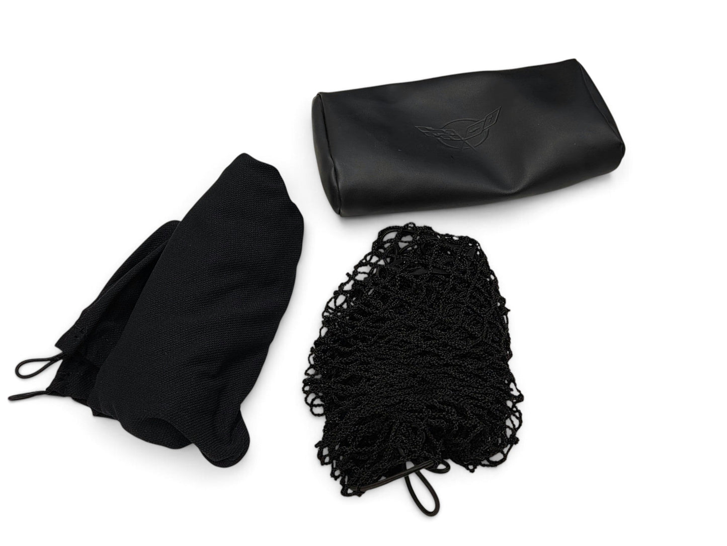 Send it Auto Parts OEM black cargo net, trunk shade, and storage bag for 1997-2004 Corvette C5