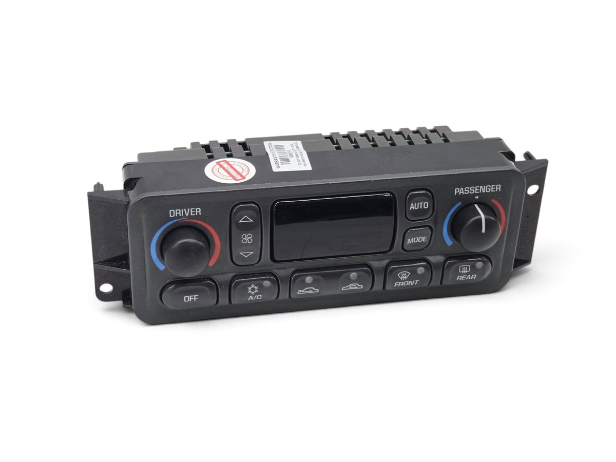 Send it Auto Parts 1997-2004 Corvette C5 climate control unit with upgraded LED display and black buttons