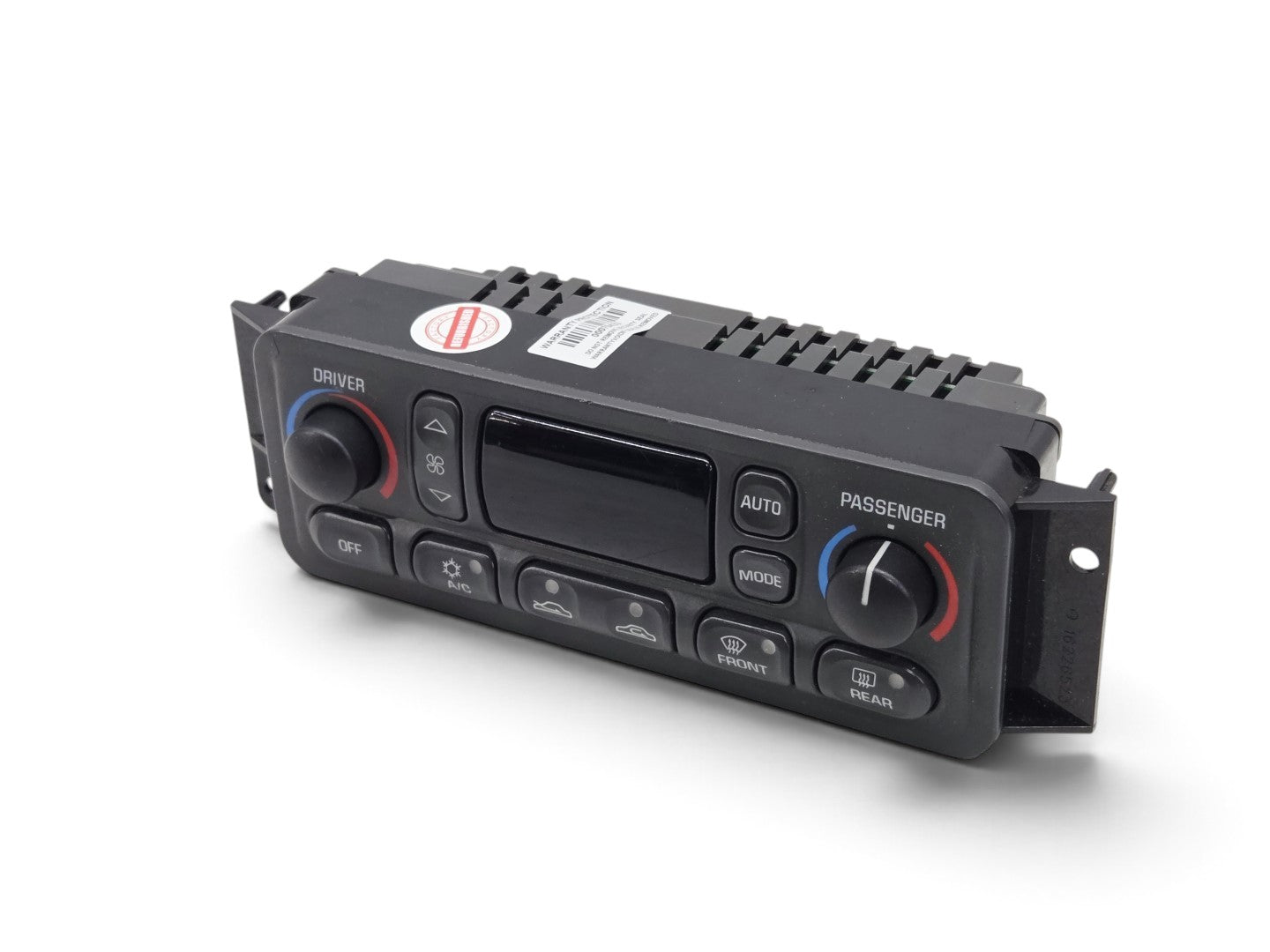 Send it Auto Parts 1997-2004 Corvette C5 climate control unit with upgraded LED display and black buttons