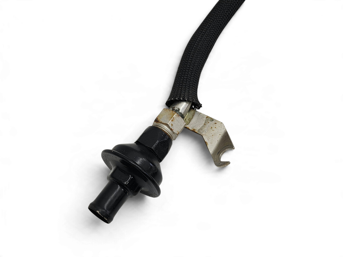 Send it Auto Parts OEM GM smog EGR tube crossover hose for 1997-2004 Corvette C5 with black protective sleeve