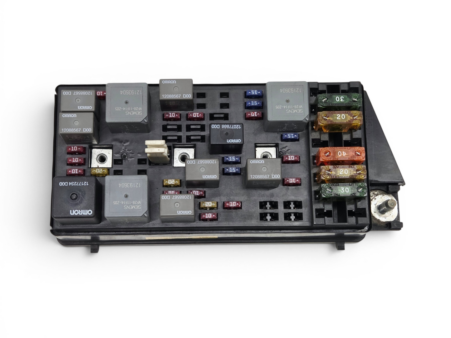 Send it Auto Parts OEM under hood fuse relay junction box for 1997-1998 Chevrolet Corvette C5 with installed fuses