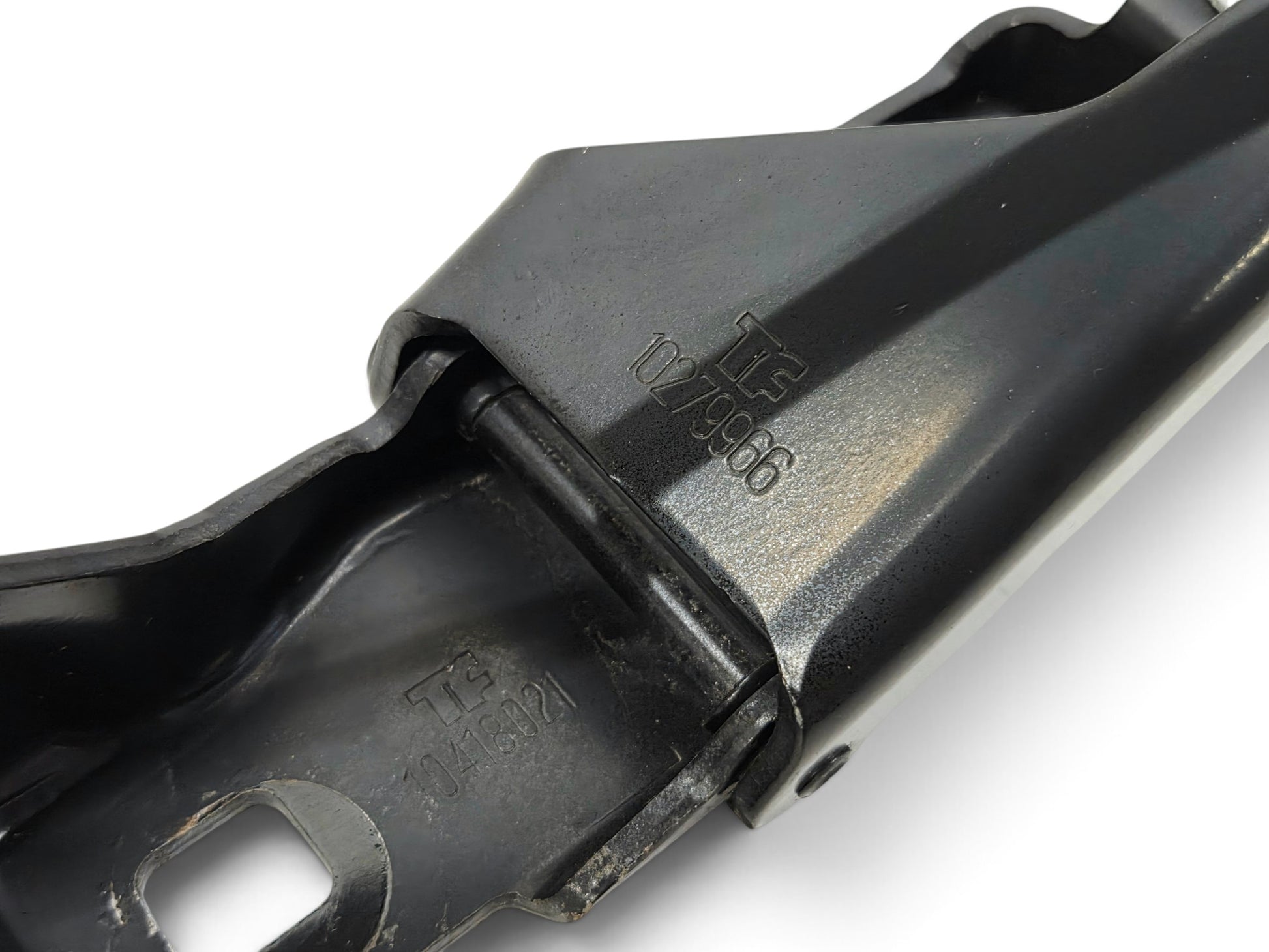 Send it Auto Parts OEM black metal hood hinge for 1997-2004 Chevrolet Corvette C5 with stamped part numbers