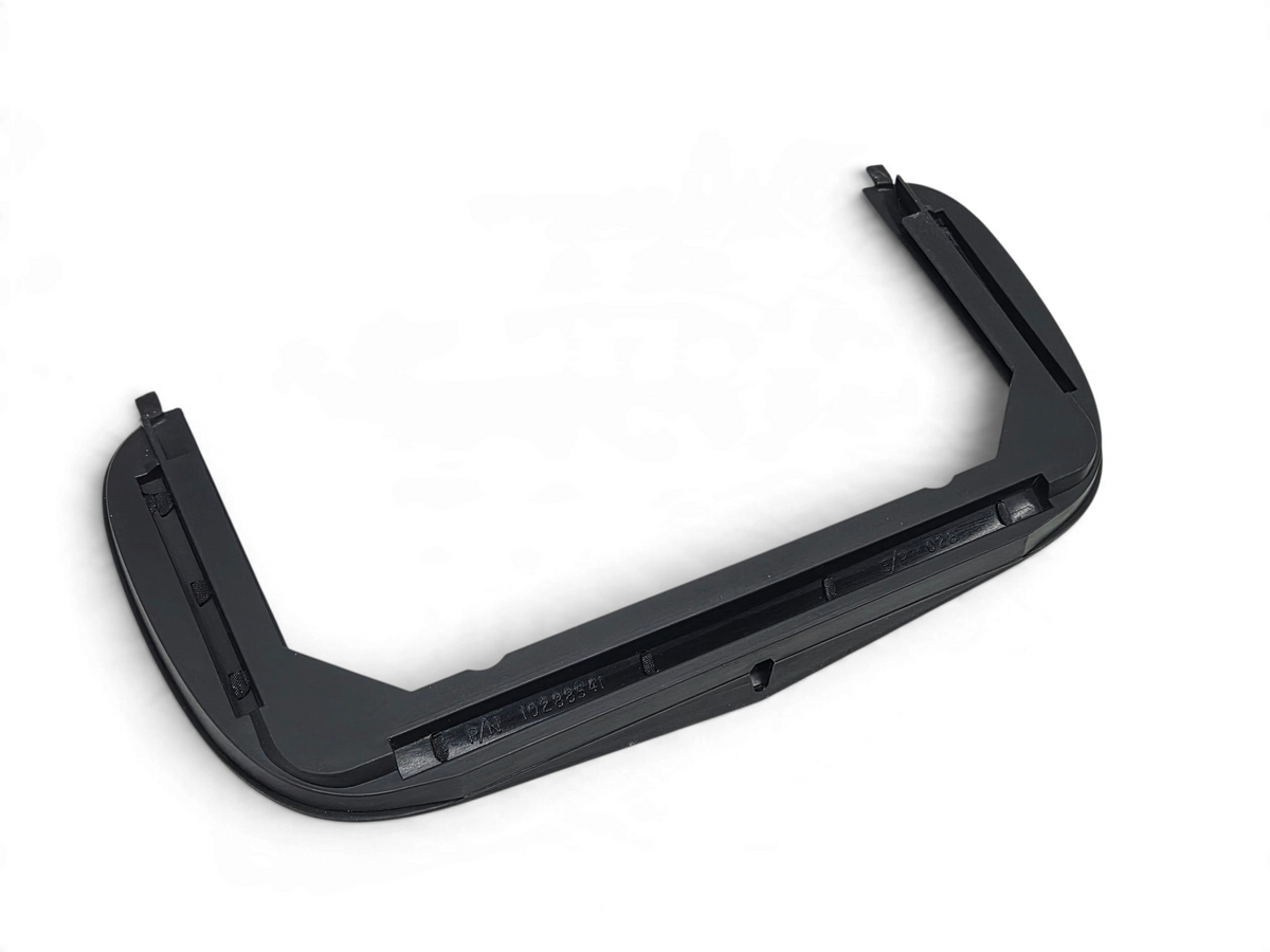 Send it Auto Parts OEM black plastic front license plate holder bezel for 1997-2004 Chevrolet Corvette C5