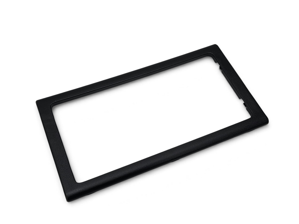 Send it Auto Parts OEM black plastic rear license plate snap-in frame for 1997-2004 Chevrolet Corvette C5