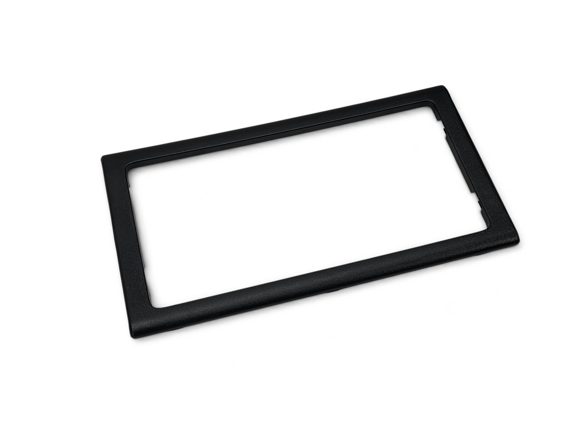 Send it Auto Parts OEM black plastic rear license plate snap-in frame for 1997-2004 Chevrolet Corvette C5