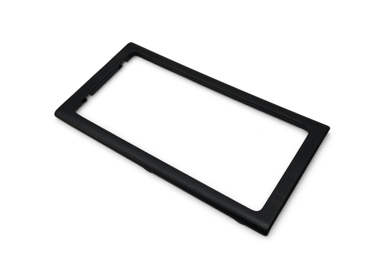 Send it Auto Parts OEM black plastic rear license plate snap-in frame for 1997-2004 Chevrolet Corvette C5