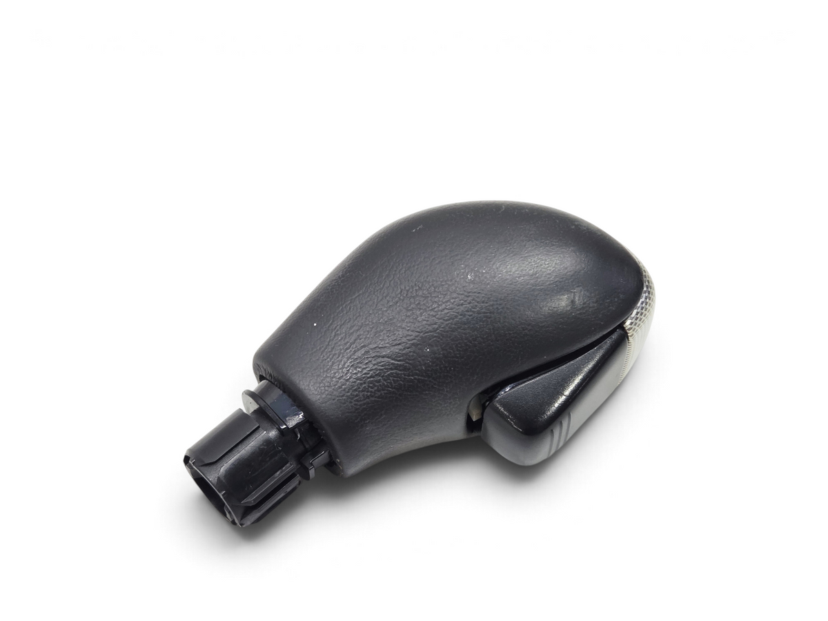 Send it Auto Parts OEM black leather automatic shift knob for 2006-2013 Corvette C6 with silver trim cap