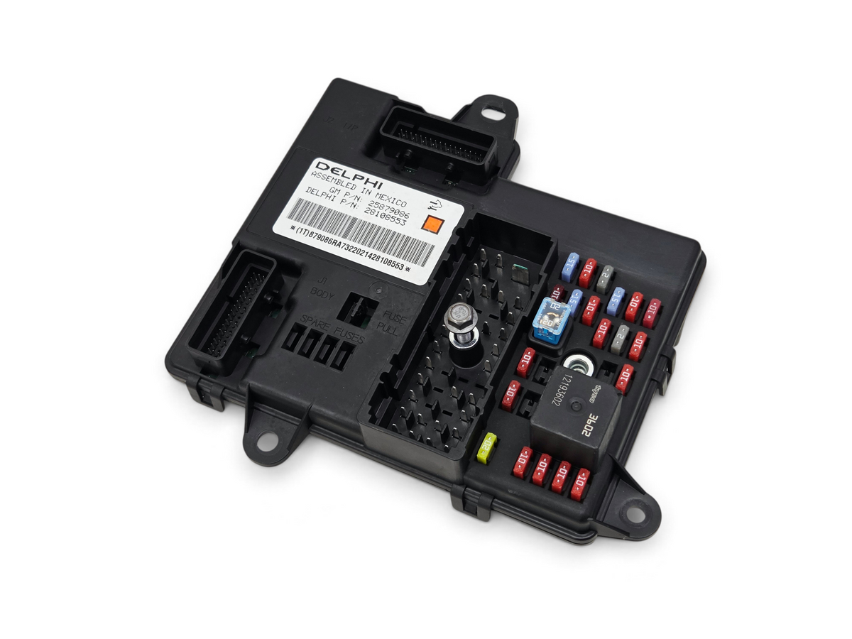 Send it Auto Parts OEM GM body control module for 2008-2013 Corvette C6 with fuses and electrical connectors