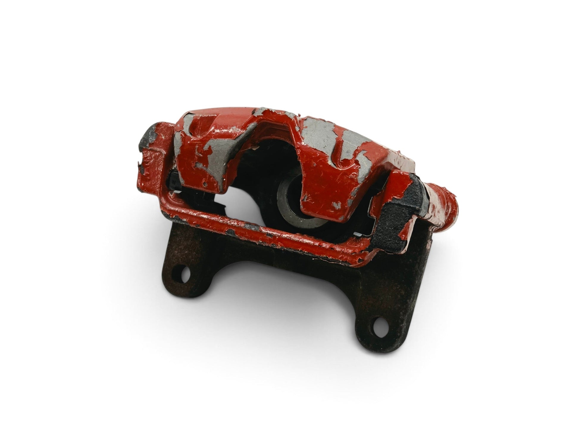 Send it Auto Parts OEM GM rear left brake caliper with bracket for 2005-2011 Corvette C6, featuring red paint.