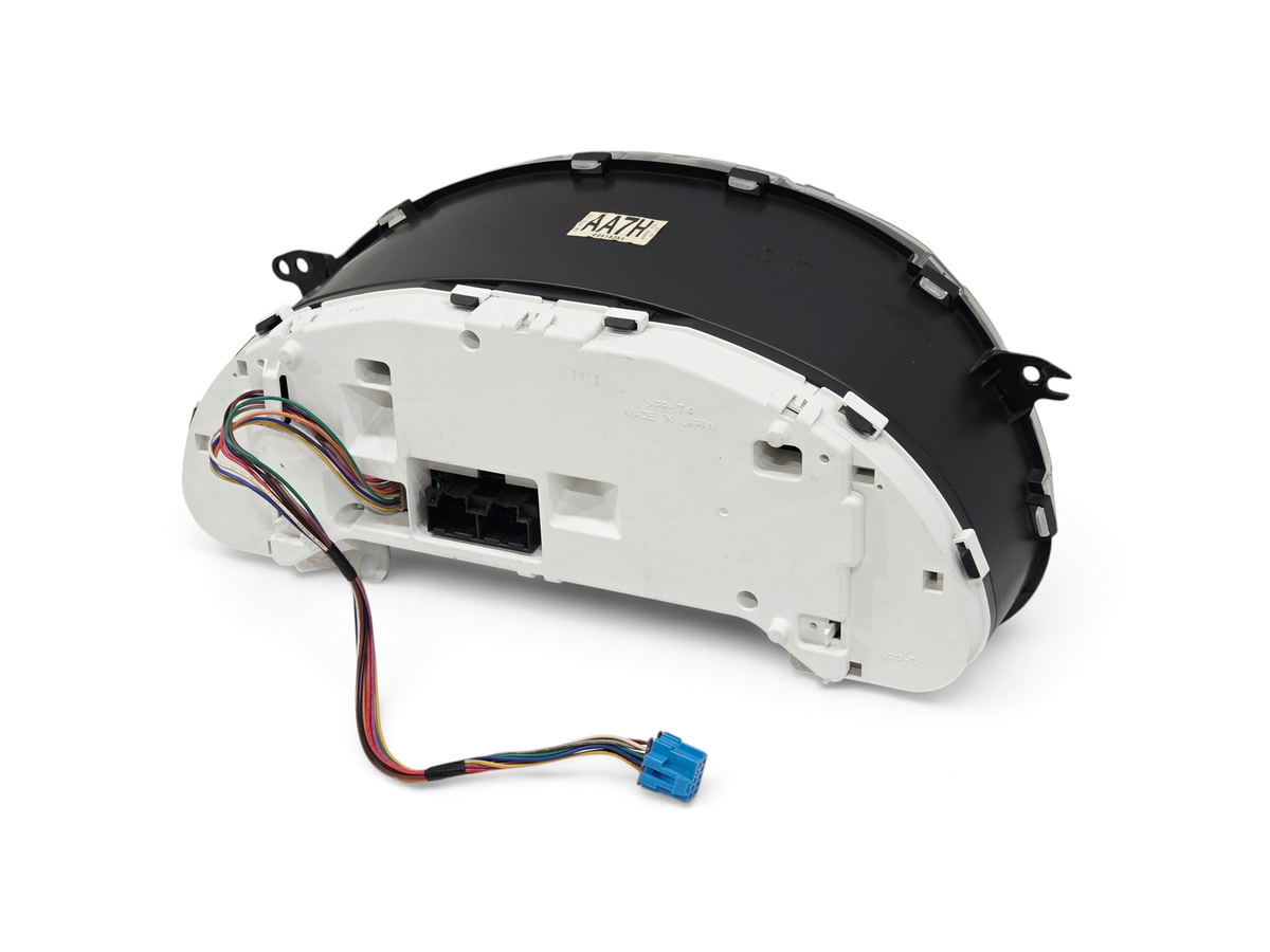 Send it Auto Parts OEM 2012 Corvette C6 instrument dash cluster, rear view showing white housing and wiring harness.