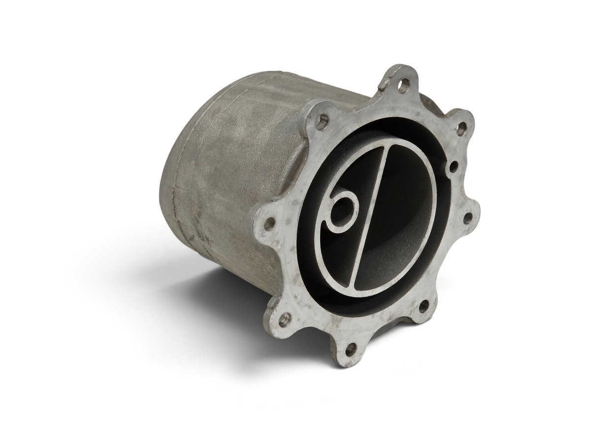 Send it Auto Parts OEM GM dry sump tank top for 2006-2008 Chevrolet Corvette C6 Z06, showing metal casting detail.