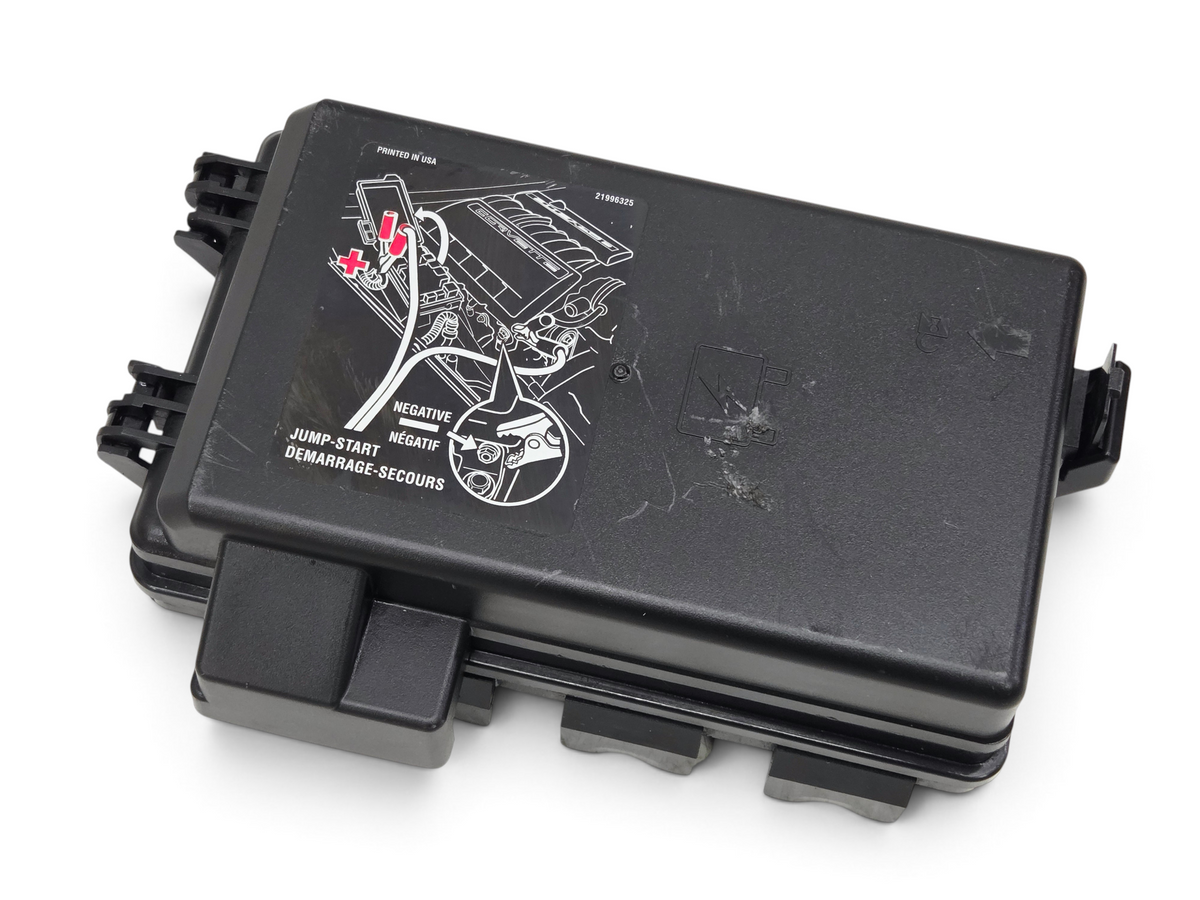 Send it Auto Parts OEM black engine fuse junction box for 2009-2013 Chevrolet Corvette C6 with jump-start diagram