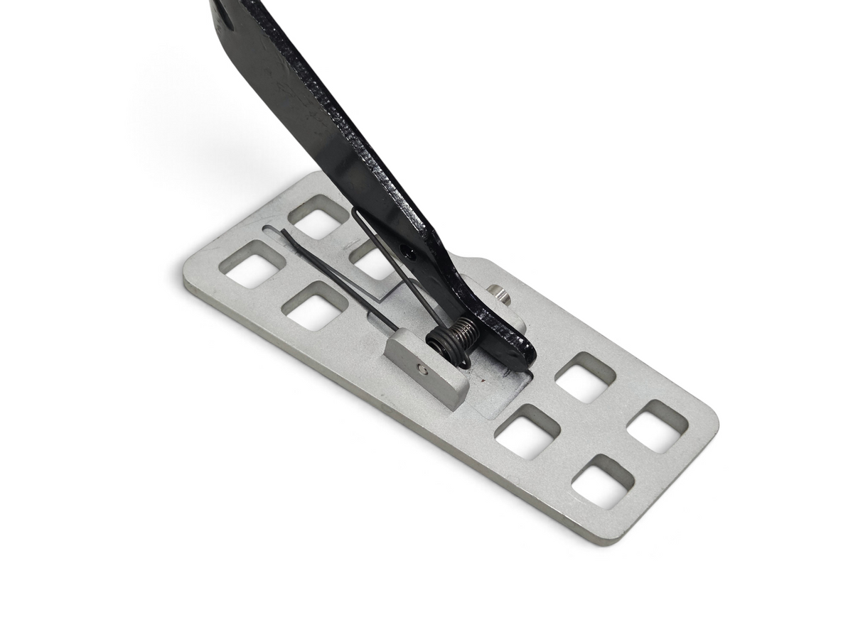 Send it Auto Parts Elite Engineering gas pedal for 2005-2013 Corvette C6, featuring a silver metal design.