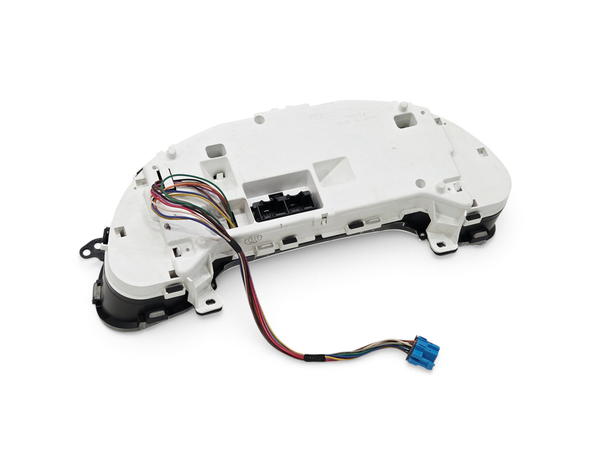 Send it Auto Parts OEM 2012 Corvette C6 instrument cluster back view with wiring harness and connector