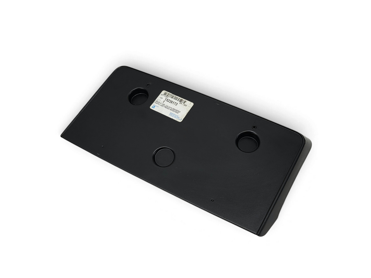 Send it Auto Parts OEM black front license plate mount for 2005-2013 Chevrolet Corvette C6 base models