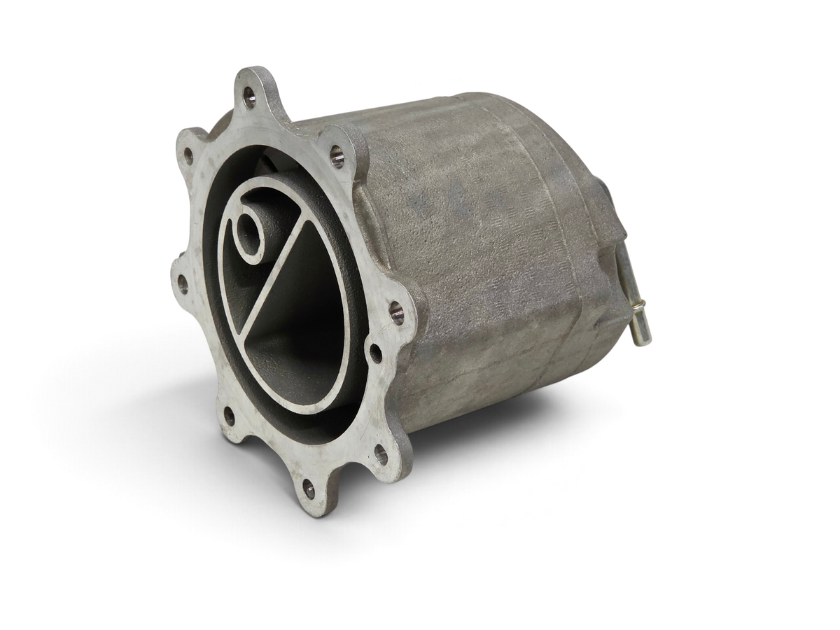 Send it Auto Parts OEM GM dry sump tank top for 2006-2008 Corvette C6 LS7 engine, showing cast metal construction.