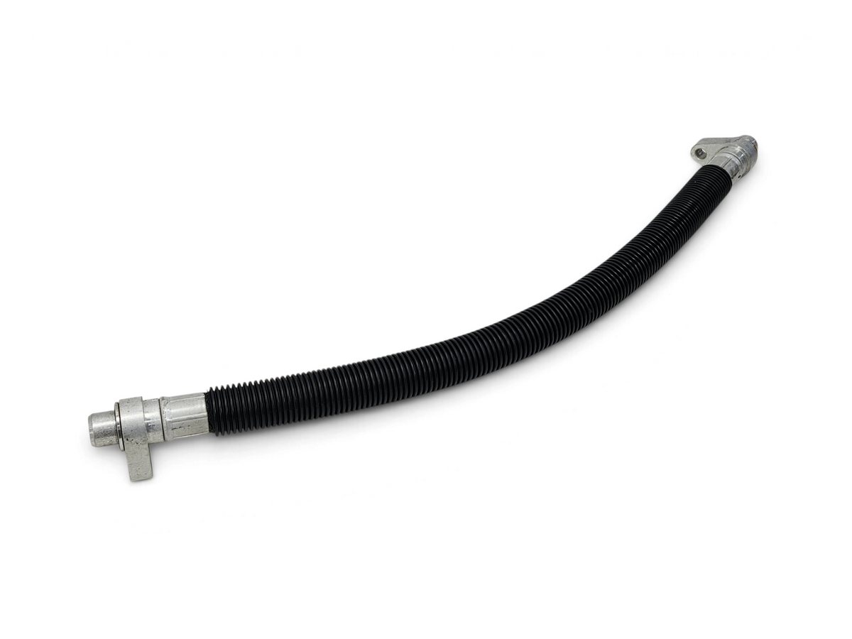 Send it Auto Parts OEM GM Corvette C6 dry sump outlet oil hose with black ribbed tubing and metal fittings