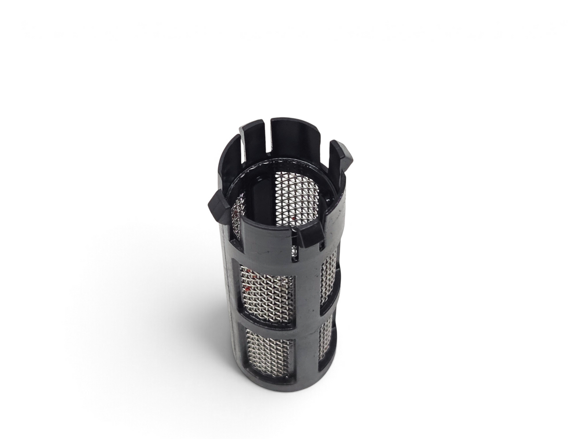 Send it Auto Parts OEM GM Corvette C6 LS7 dry sump tank oil pickup screen with intact tabs on a white surface