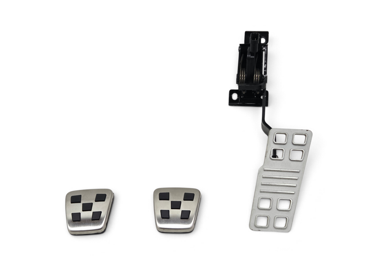Send it Auto Parts Corvette C6 gas pedal with Elite Engineering design and GM brake and clutch pedal covers