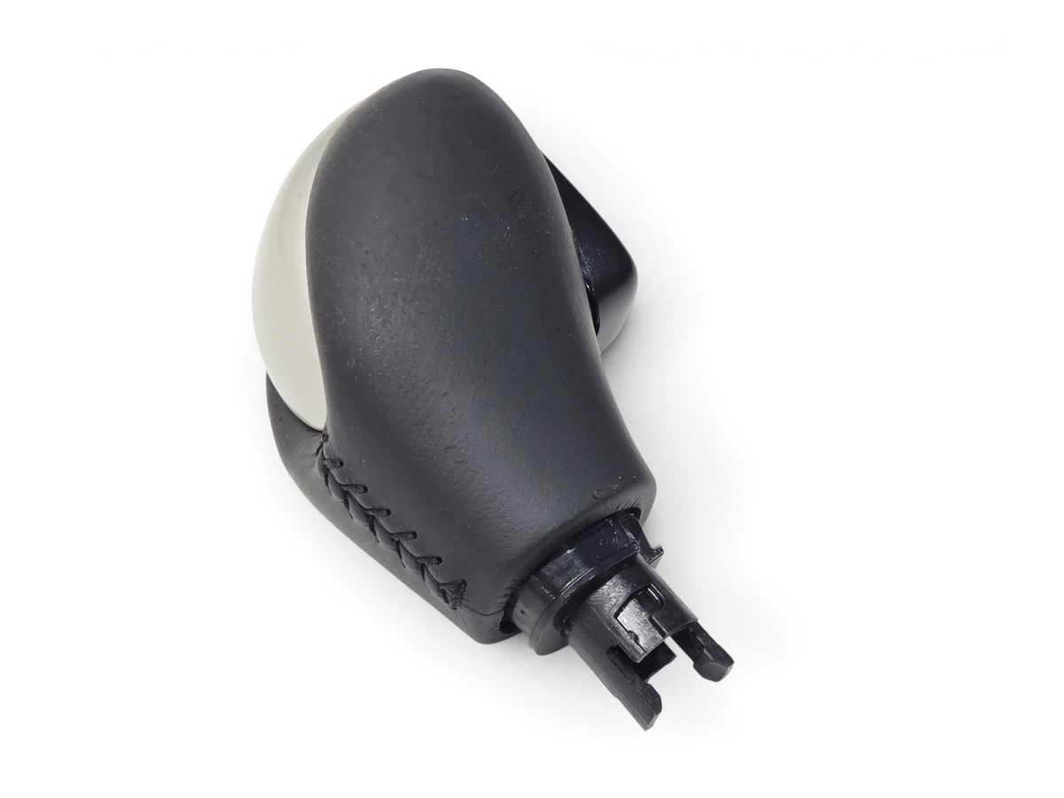 Send it Auto Parts OEM black leather automatic shift knob for 2006-2013 Corvette C6 with silver top cap