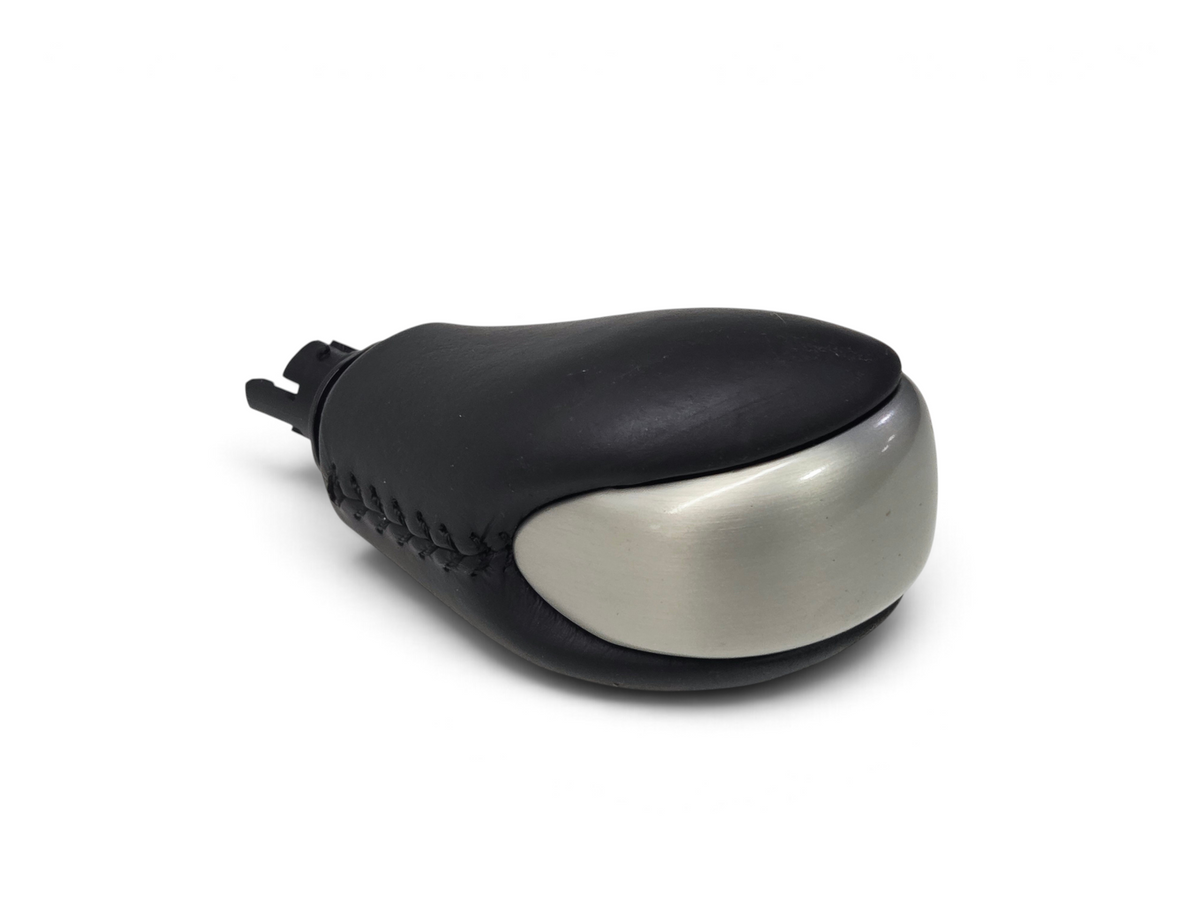 Send it Auto Parts OEM black leather automatic shift knob with silver cap for 2006-2013 Corvette C6