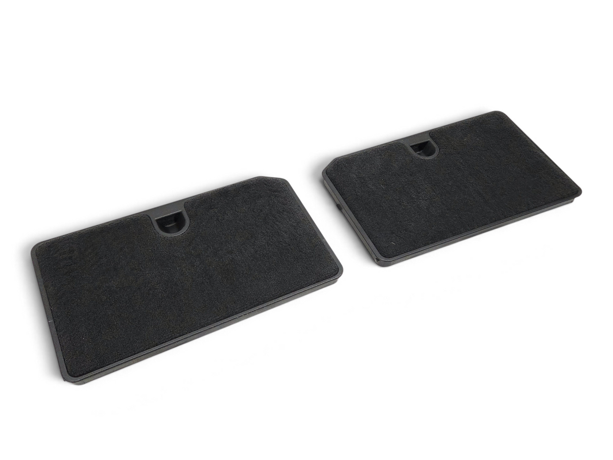 Send it Auto Parts OEM black carpeted trunk lid covers for 2005-2013 Corvette C6 rear interior storage compartments