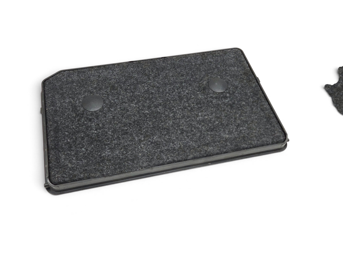Send it Auto Parts OEM GM charcoal grey carpeted trunk lid covers for 2005-2013 Corvette C6 interior