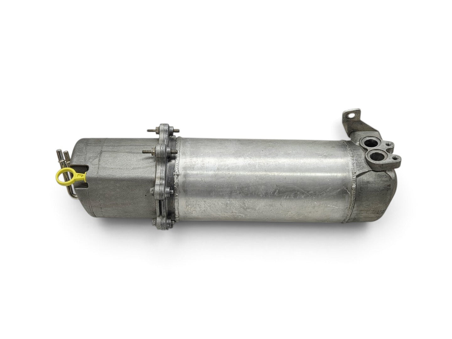 Send it Auto Parts OEM Chevrolet Corvette C6 Z06 dry sump oil tank, part number 12603281, in silver metal finish.