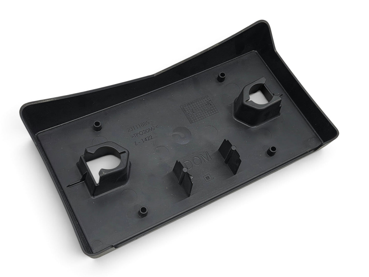 Send it Auto Parts OEM black plastic front license plate bracket for 2015-2019 Chevrolet Corvette C7 Z06