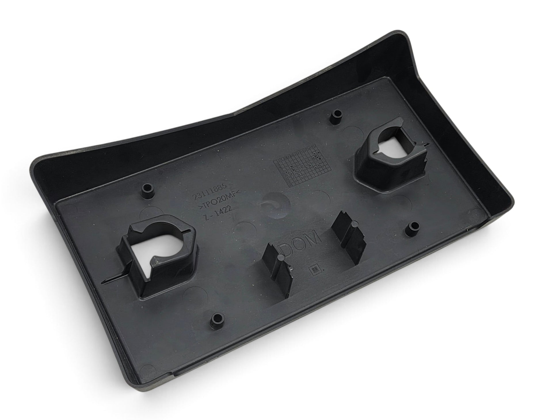 Send it Auto Parts OEM black plastic front license plate bracket for 2015-2019 Chevrolet Corvette C7 Z06