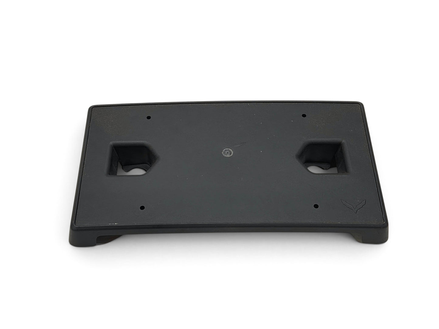 Send it Auto Parts OEM black plastic front license plate bracket for 2015-2019 Chevrolet Corvette C7 Z06