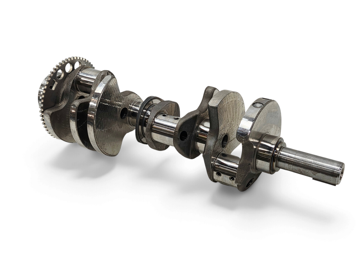 Send it Auto Parts OEM Chevrolet Corvette C7 LT1 dry sump crankshaft for 6.2L V8 engines in excellent condition