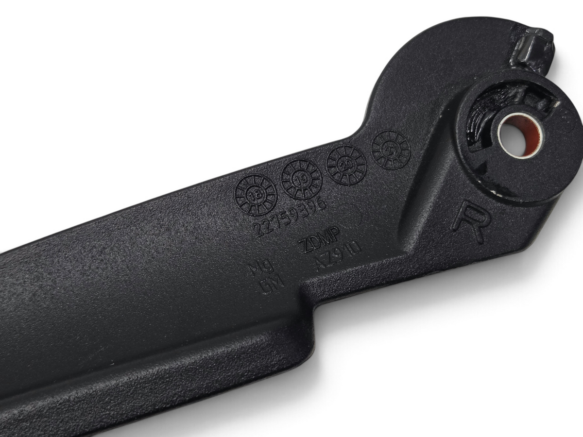 Send it Auto Parts OEM GM Corvette C7 targa top roof latch handle with part number 22759396 stamped on black metal