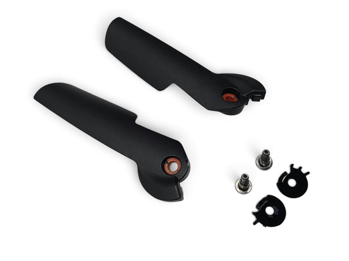 Send it Auto Parts OEM GM Chevy Corvette C7 targa top roof latch handles with mounting hardware and plates