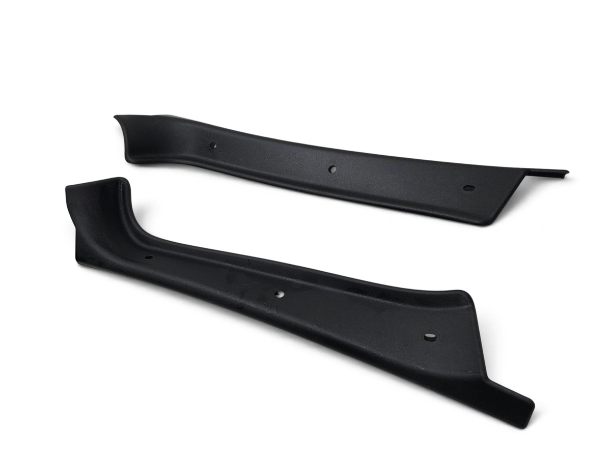 Send it Auto Parts OEM black interior trim pieces for 2016-2019 Corvette C7 targa roof, showing minor surface wear.