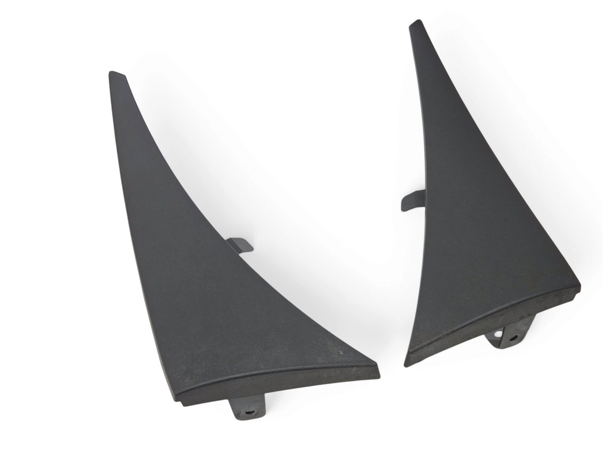 Send it Auto Parts OEM black front wheel splash guard set for 2014-2019 Chevrolet Corvette C7 Stingray Z06 GS