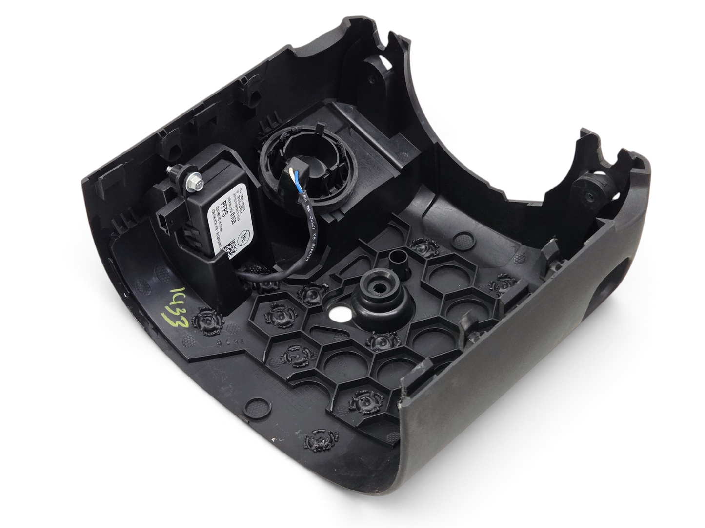 Send it Auto Parts OEM jet black steering column cover with theft deterrent module for 2014-2019 Chevy Corvette C7