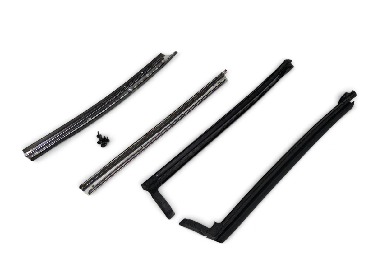Send it Auto Parts OEM GM Corvette C7 targa roof side weatherstrip seals with metal channels and mounting clips