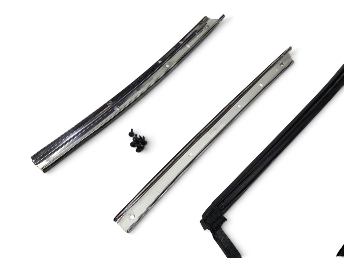 Send it Auto Parts OEM Corvette C7 targa roof weatherstrip channels and mounting screws for 2014-2019 models