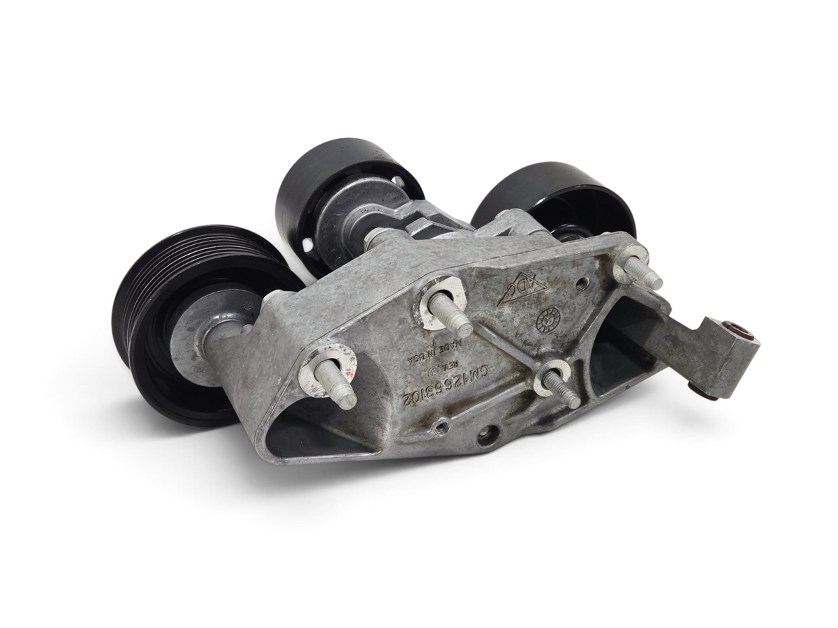 Send it Auto Parts OEM GM Corvette C7 Z06 LT4 tensioner bracket with idler pulleys for 6.2L V8 engine