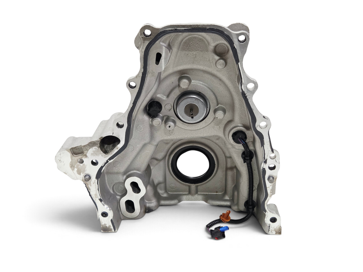 Send it Auto Parts OEM GM Corvette C8 LT2 engine front cover with sensors and oil pump control valve